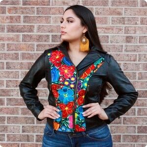 Motorcycle Embroidery Jacket